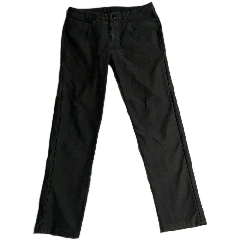 Lululemon ABC Slim Fit Pants Mens 32x31 Black Utilitech 5 Pocket Stretch